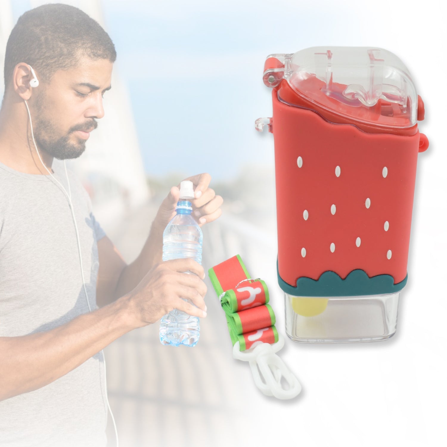ALVENZA Ice Cream Water Bottle for Kids – 300ml Leakproof | Own Hydrate