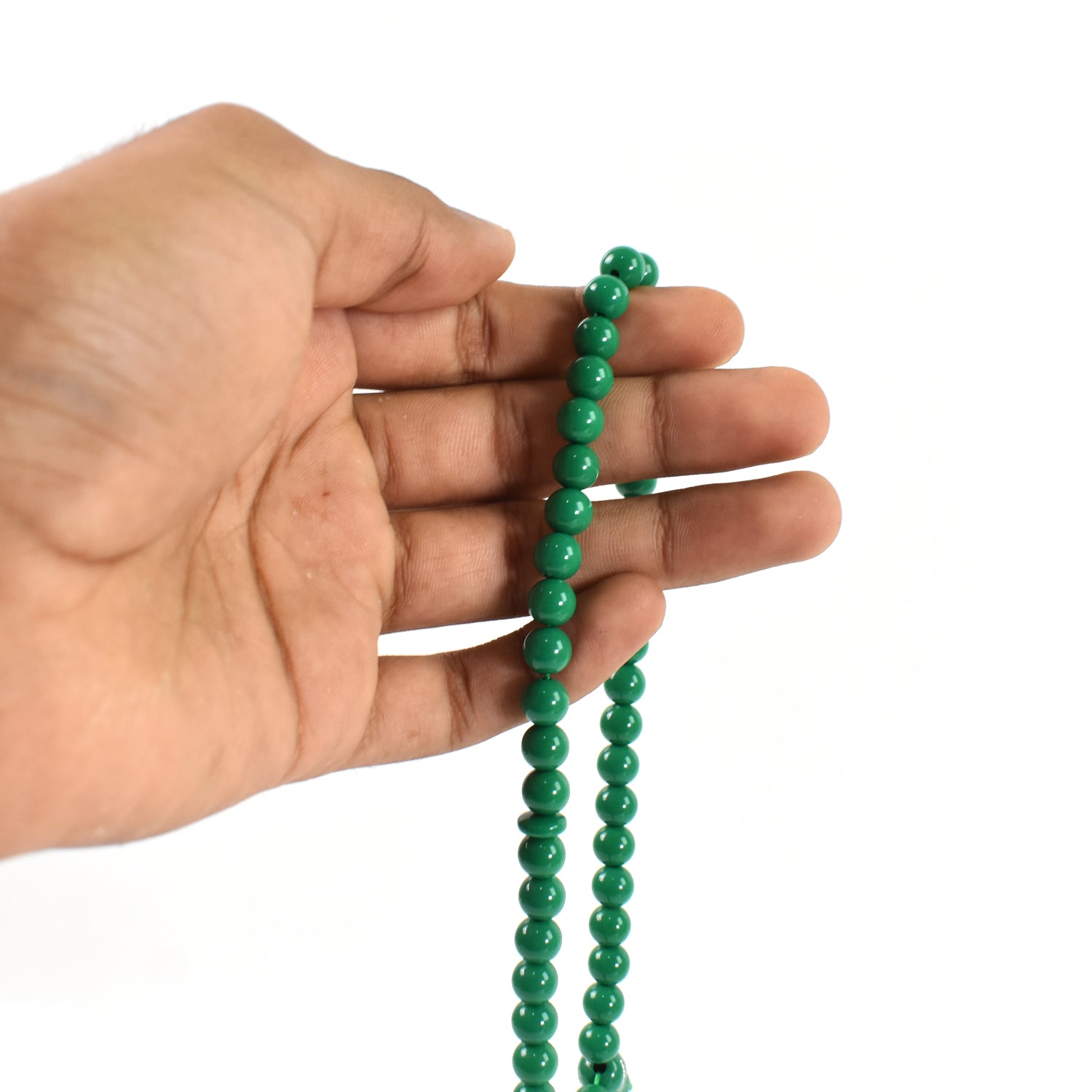 Muslim Prayer Beads 99-Bead Tasbih for Zikr | Divine Gleam - Detail View 5