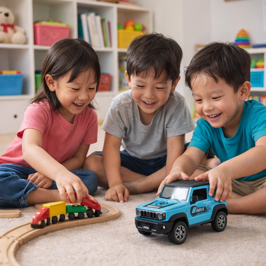 ALVENZA Kids Off-Road Toy Car – Rugged & Lighted Adventure Vehicle