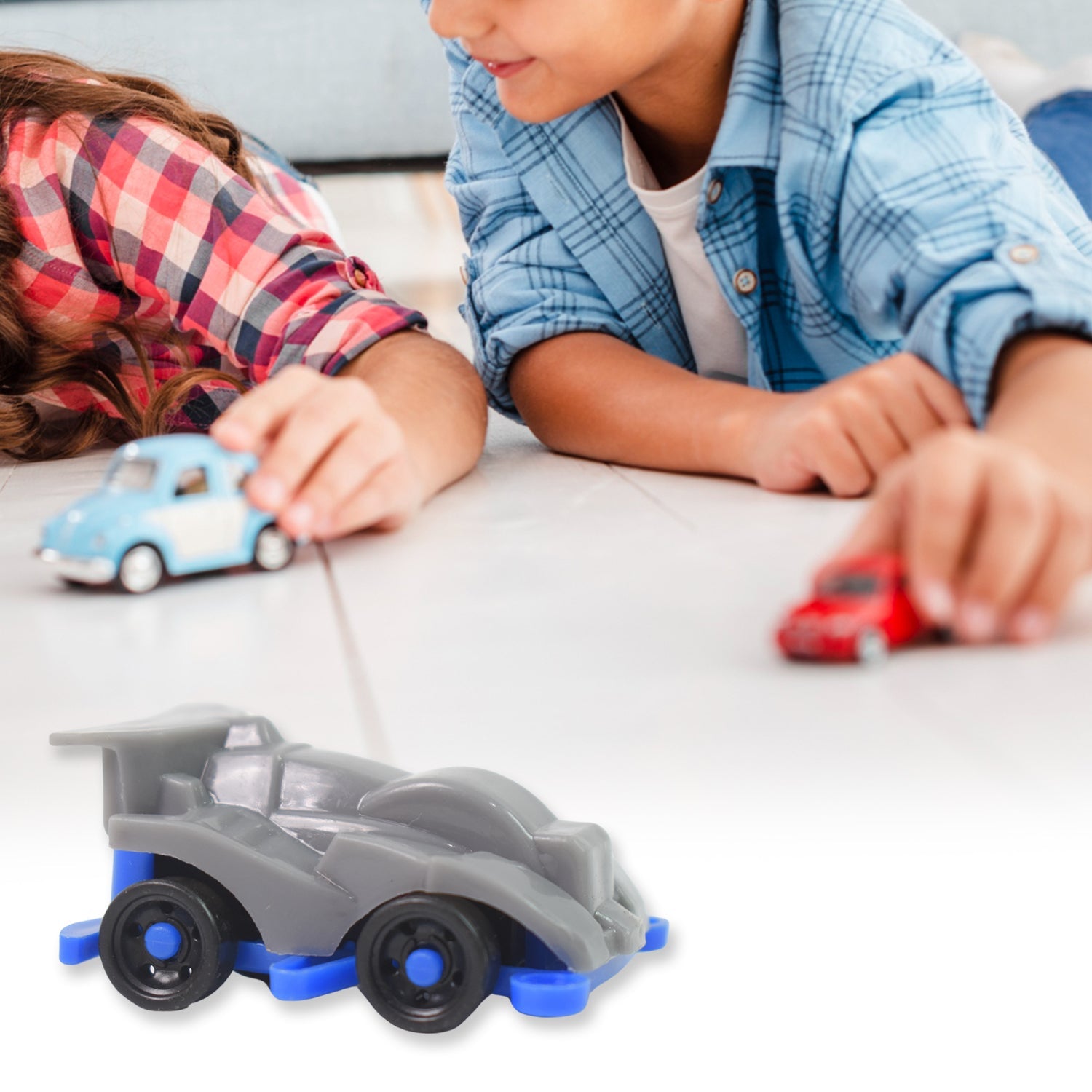 Pull Back Car Set 12 Mini Vehicle Toys for Kids | Aditi - Detail View 6
