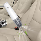 ALVENZA Mini Handheld Vacuum Cleaner – Cordless Rechargeable with 5 Nozzles