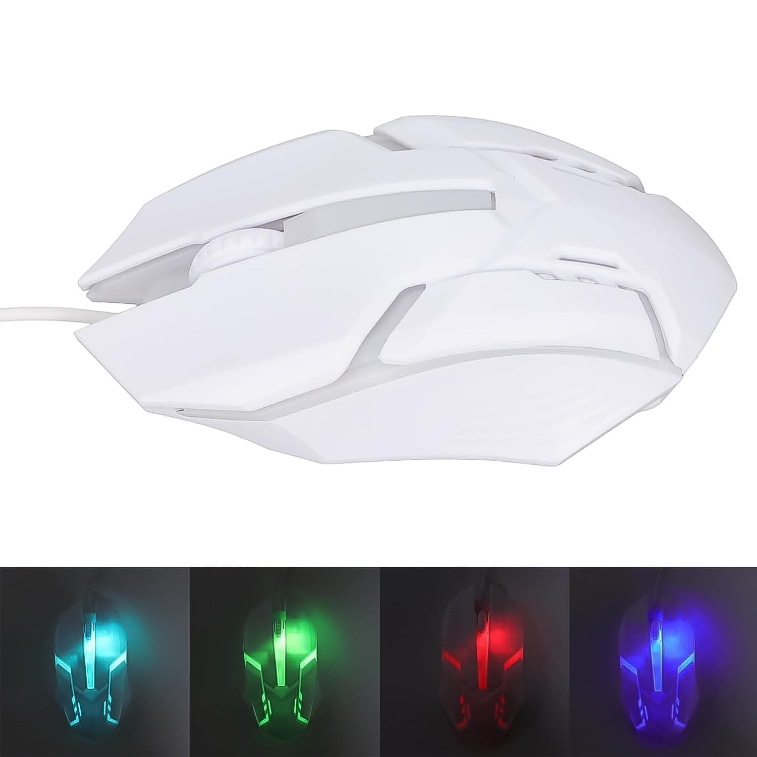 Wired Gaming Mouse Ergonomic RGB Lighting for Gamers - Detail View 5