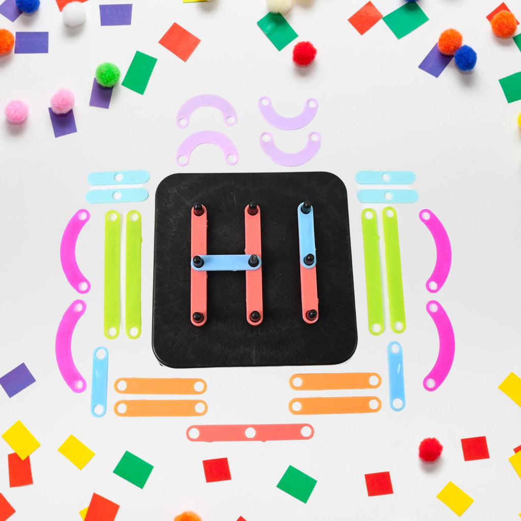 Alphabet Numeric Puzzle Educational Toy for Kids | Inventive Play - Detail View 6