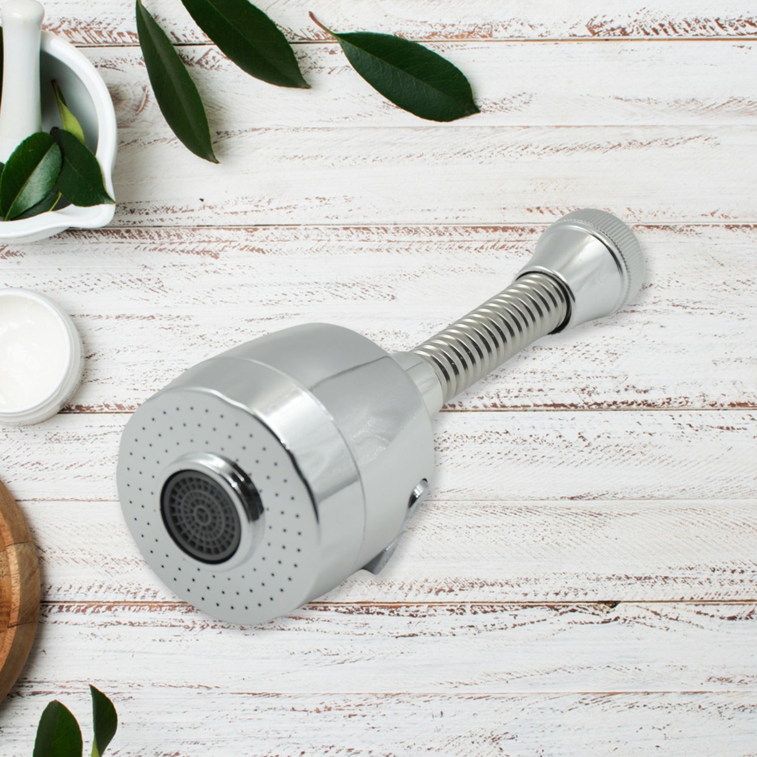 Water-Saving Faucet Sprayer 360 Rotating Extension | Mist & Relax - Front View
