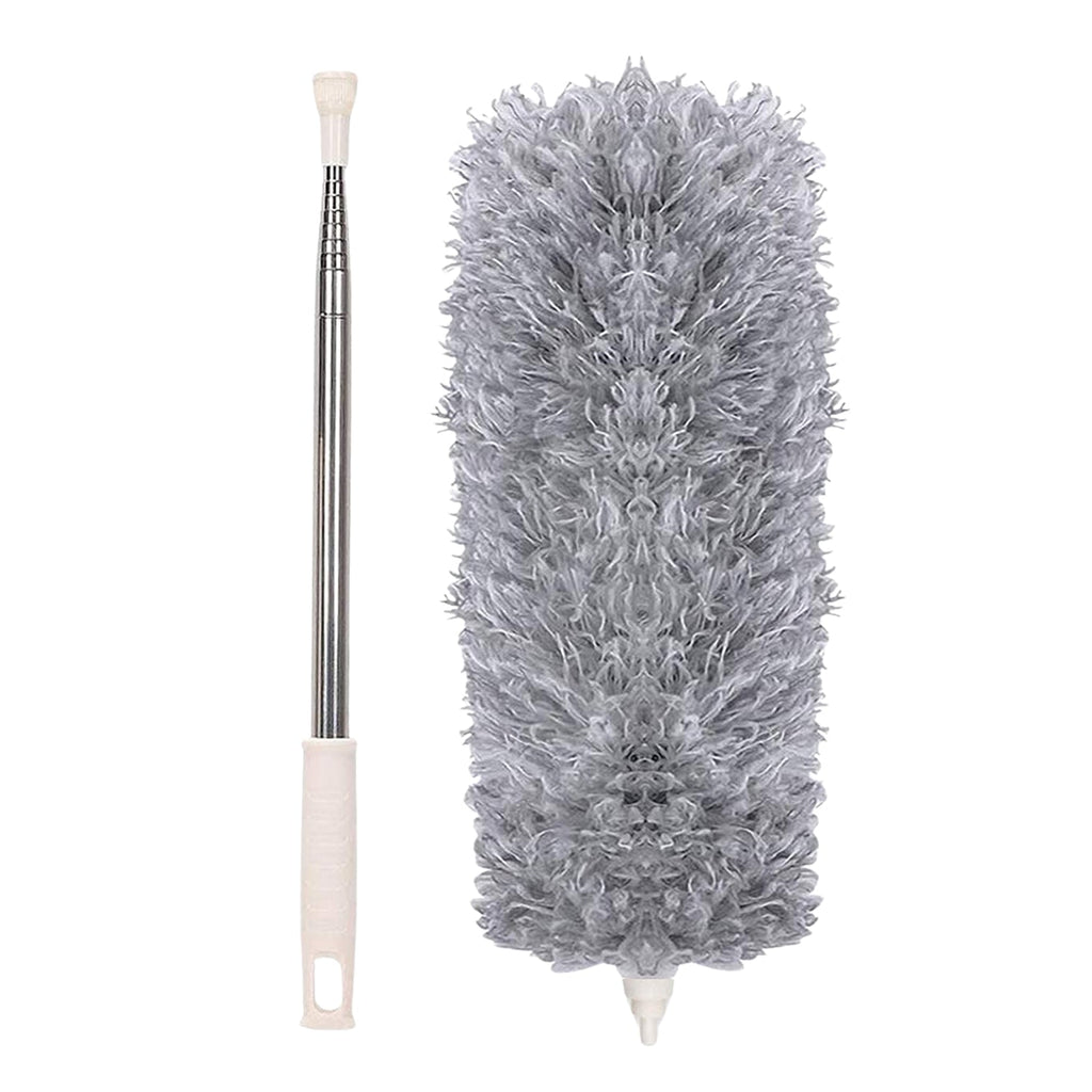 ALVENZA Microfiber Duster – 100-Inch Extendable Handle | Velvet Wipe