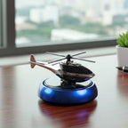 ALVENZA Solar Helicopter Car Air Freshener – Rotates & Freshens Dashboard