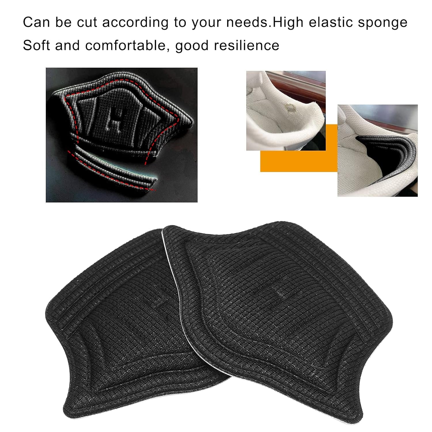 Heel Cushion Pads Soft & Protective Shoe Insoles | Velvet Wellness - Detail View 6