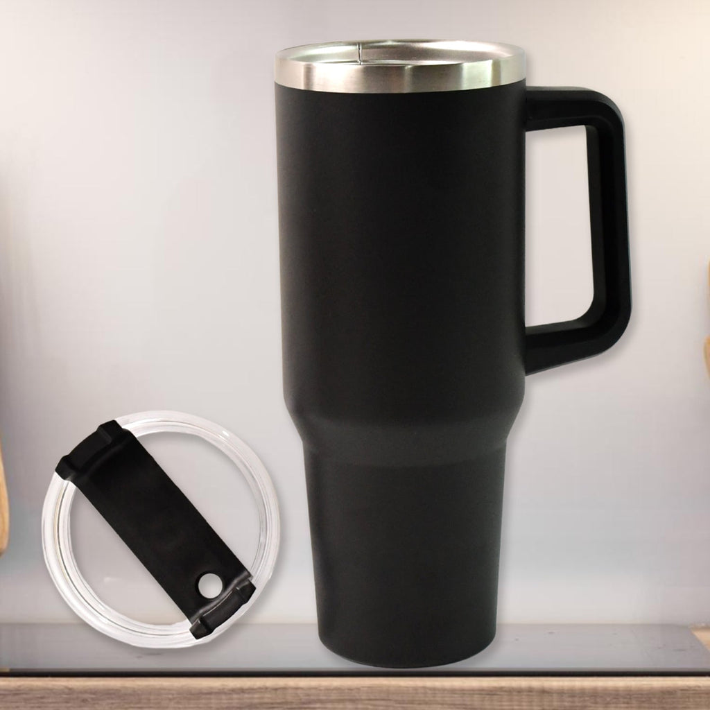 ALVENZA Extra Large Insulated Travel Mug – 1200ML Spill-Resistant Tumbler