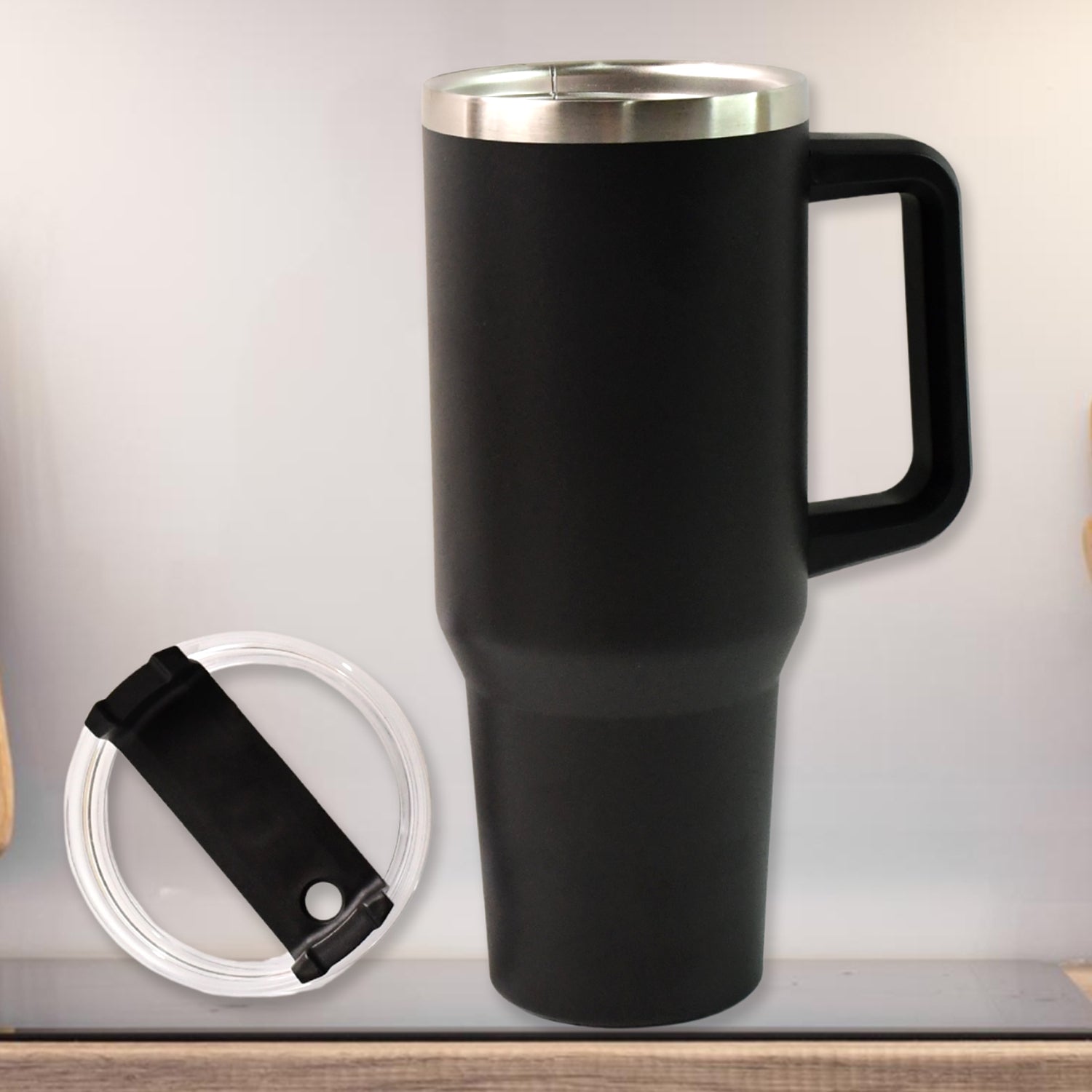 ALVENZA Extra Large Insulated Travel Mug – 1200ML Spill-Resistant Tumbler