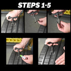 ALVENZA Tyre Repair Strips – Emergency Puncture Seal (5 Pcs) | Indo Glow
