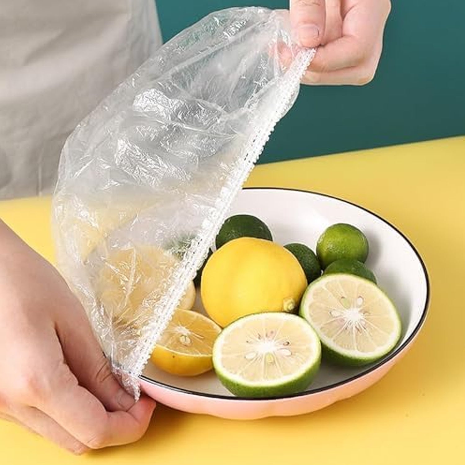 Disposable Elastic Food Covers 100-Pack Freshness | Organivo - Detail View 5