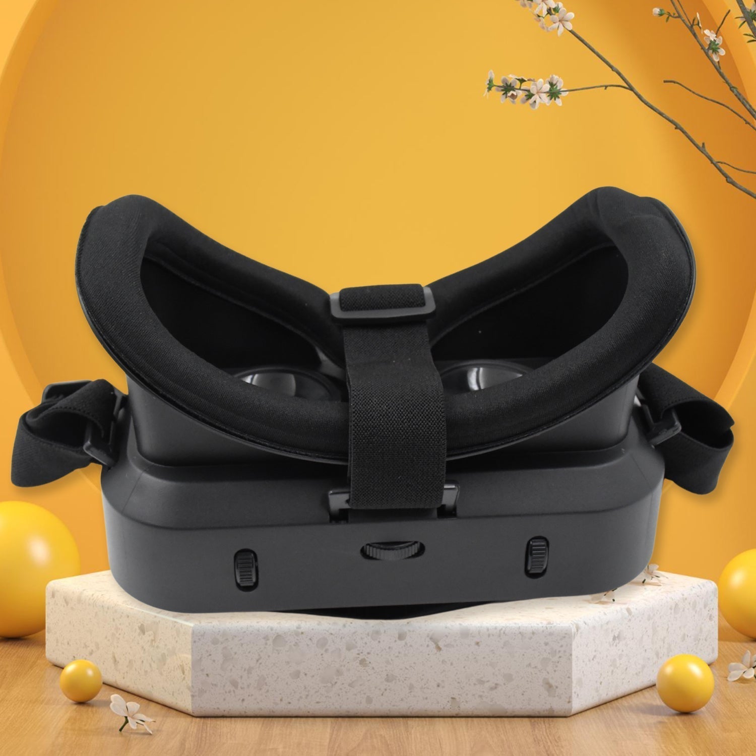 ALVENZA 3D VR Box Headset – Adjustable Lenses for Comfortable VR Experience