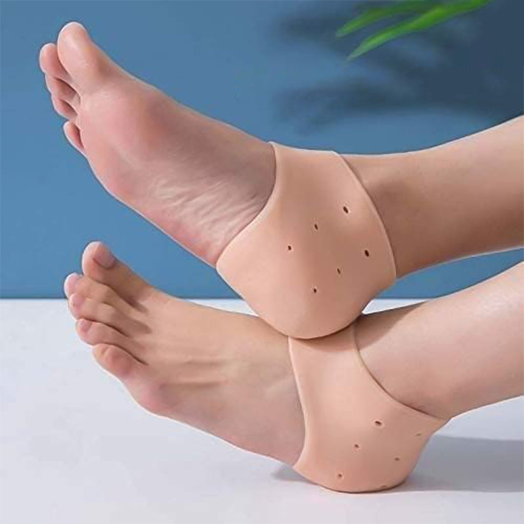 Kid Silicone Heel Protectors Soft Gel Cushions for Heel Care - Side View
