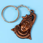 ALVENZA Lord Shiva Antique Finish Metal Keychain – Durable Devotional Gift
