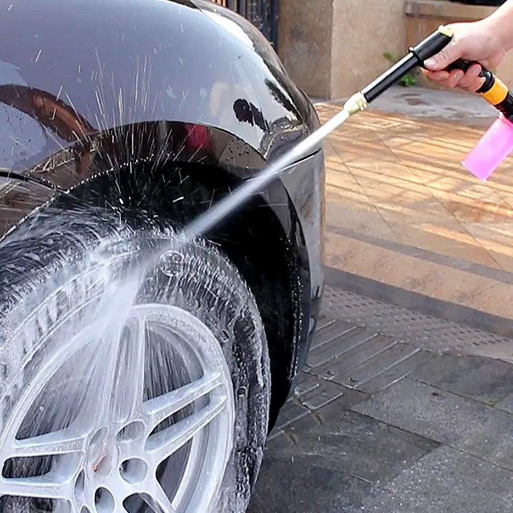 ALVENZA Water Spray Gun – Brass Multi-Mode Nozzle | Velvet Wheels