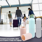 Travel Toothbrush Holder 3 Pc Multicolor Kit | Konvex - Detail View 7