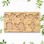 Wooden Bird Puzzle Educational Board for Kids | Inventive Play - Detail View 6
