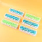 ALVENZA Cloth Washing Scrub Brush Set – Heavy-Duty Nylon Bristles with Wooden Handles