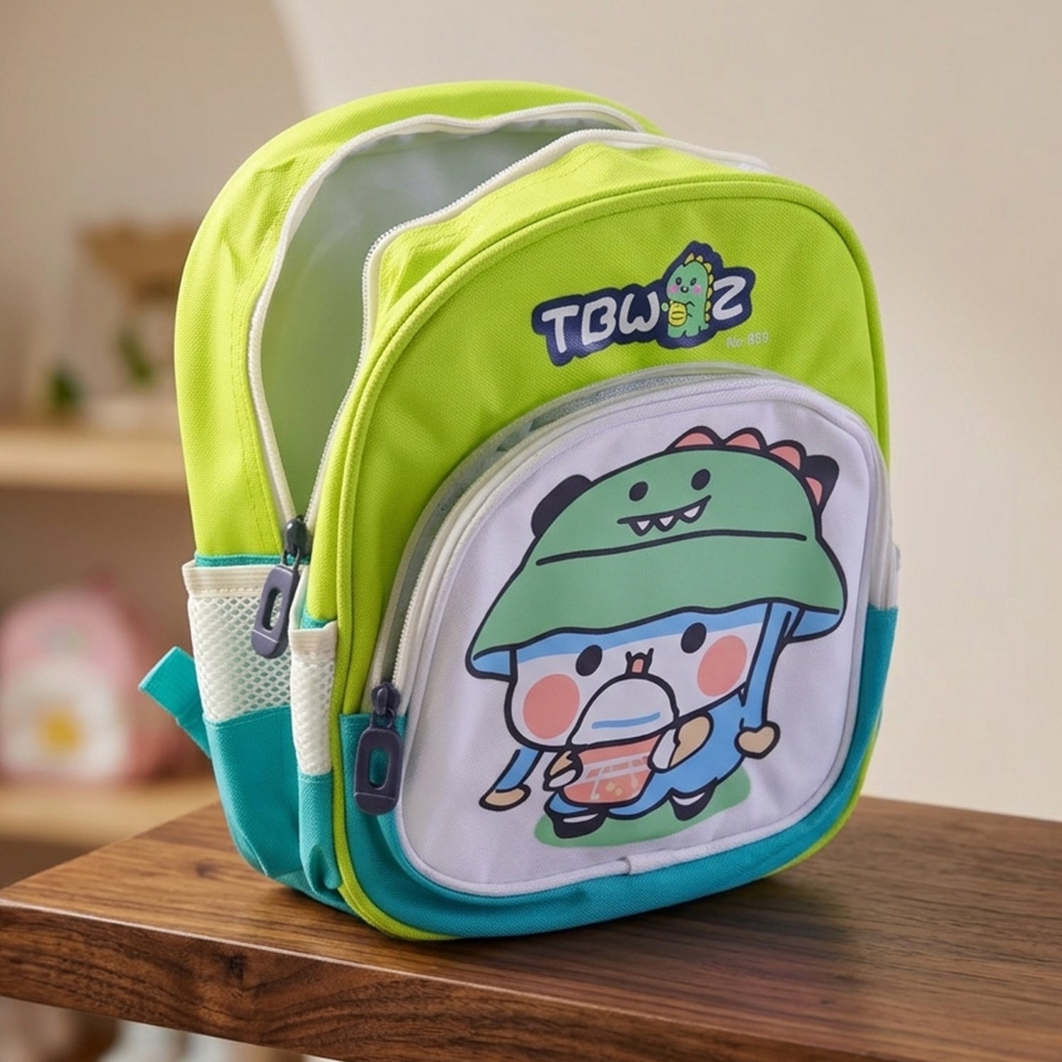 Kids Sling Backpack Lightweight Cartoon Design for Daily Use - Detail View 7