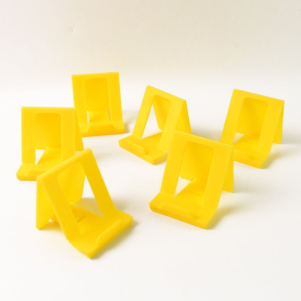 ALVENZA Plastic Mobile Phone Stand – Adjustable Foldable 6-Piece Set