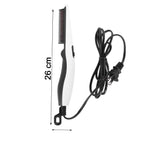 Electric Hair Straightening Comb – Portable & Safe Styling | Calm & Curl
