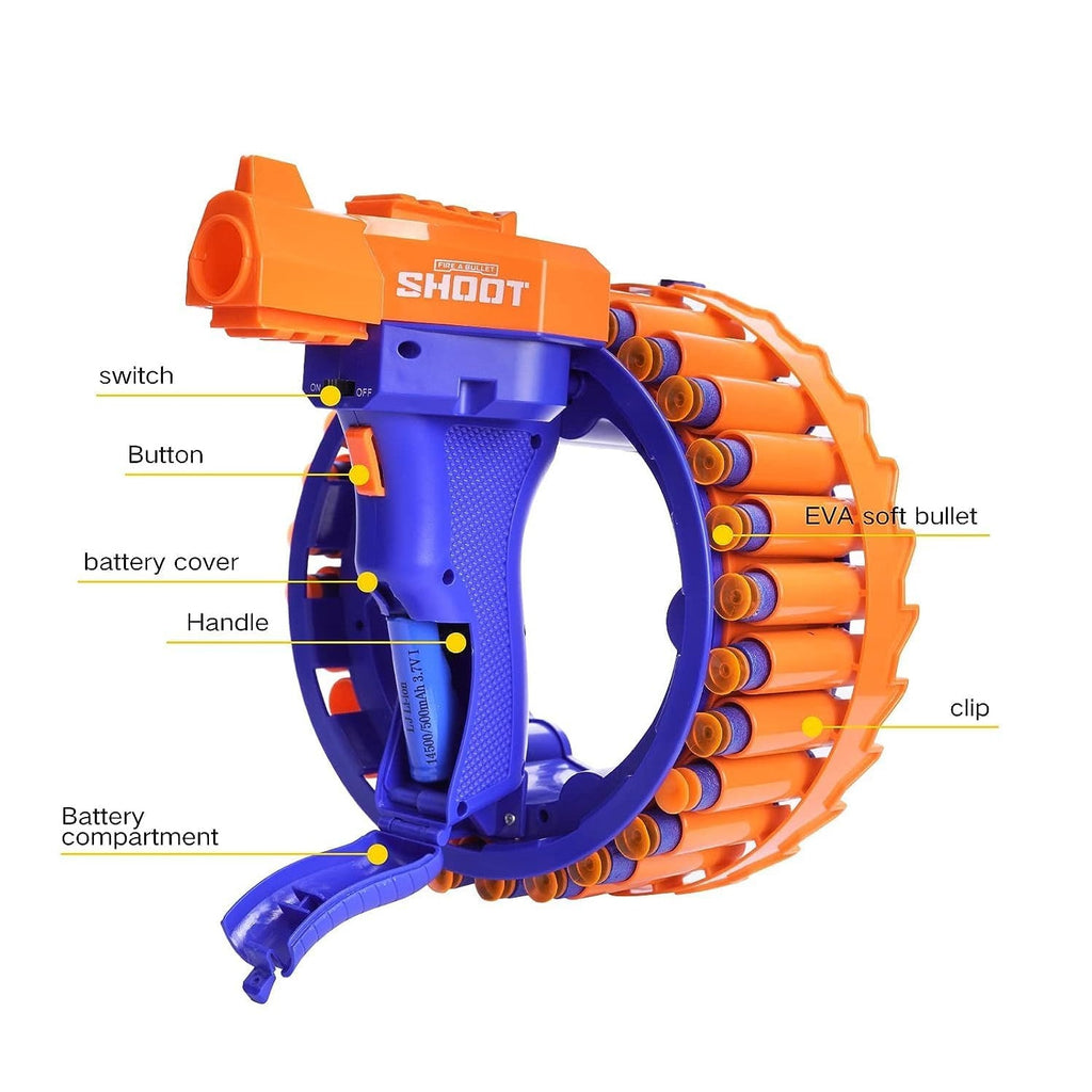 ALVENZA Electric Toy Gun for Kids – Safe Soft EVA Dart Blaster | Action Legion