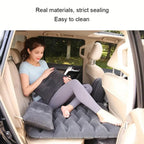 ALVENZA Inflatable Car Backseat Air Mattress – Portable Comfort with Pump & Pillows, Car Sofa