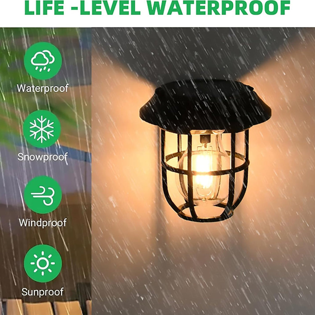 ALVENZA Solar Lantern Wall Lights with Motion Sensor – Energy Efficient & Stylish