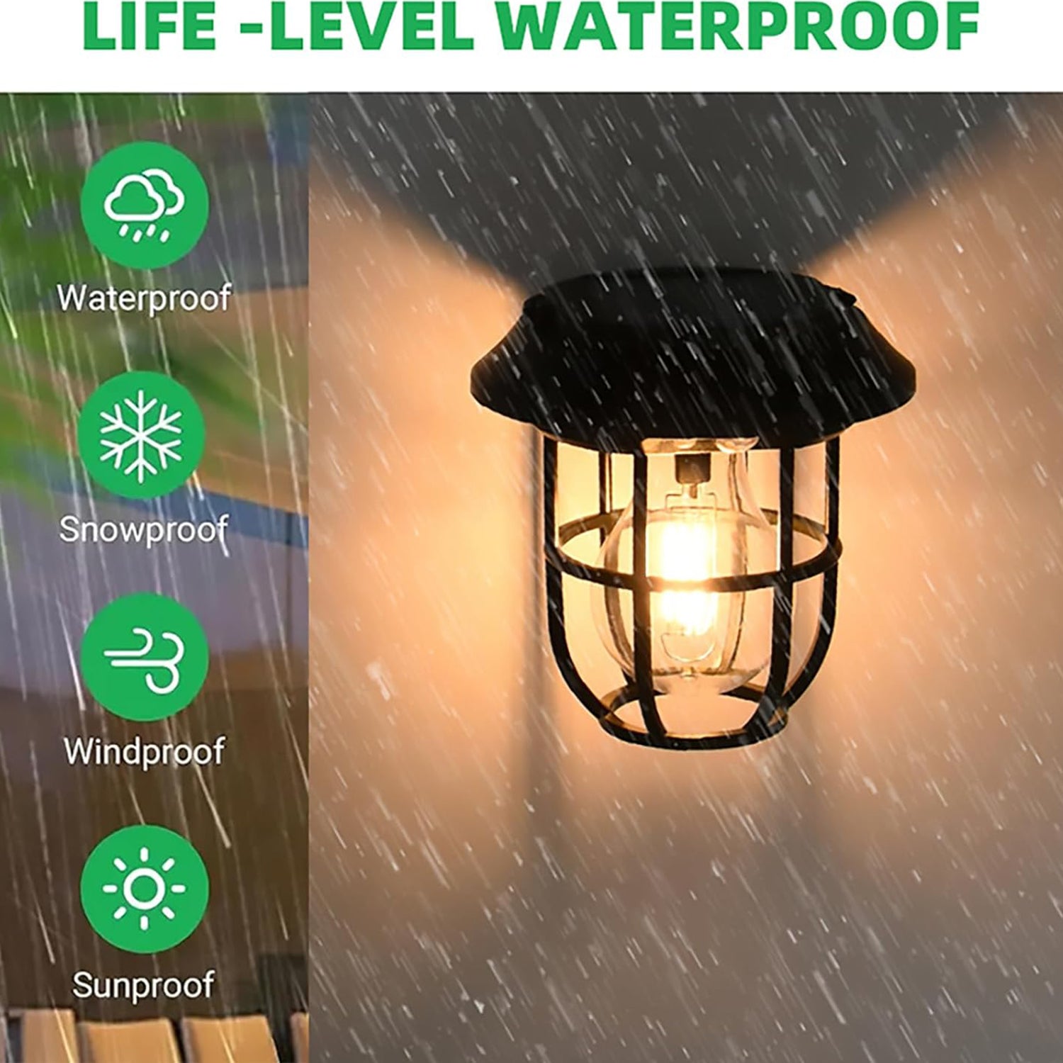 ALVENZA Solar Lantern Wall Lights with Motion Sensor – Energy Efficient & Stylish