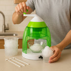 ALVENZA Manual Ice Crusher – Portable Snow Cone Maker with Hand Crank
