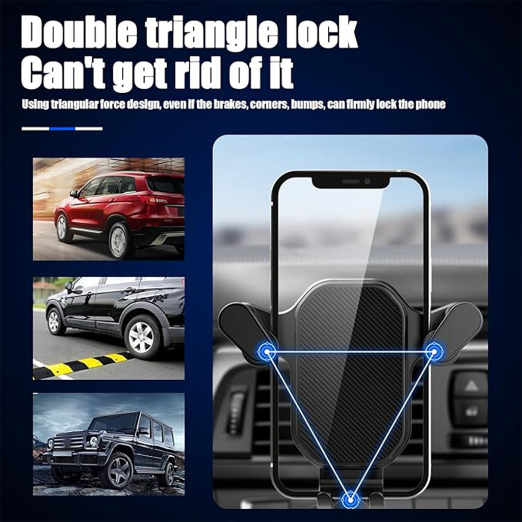 ALVENZA Gravity Car Phone Holder – Secure Auto-Clamping Mount