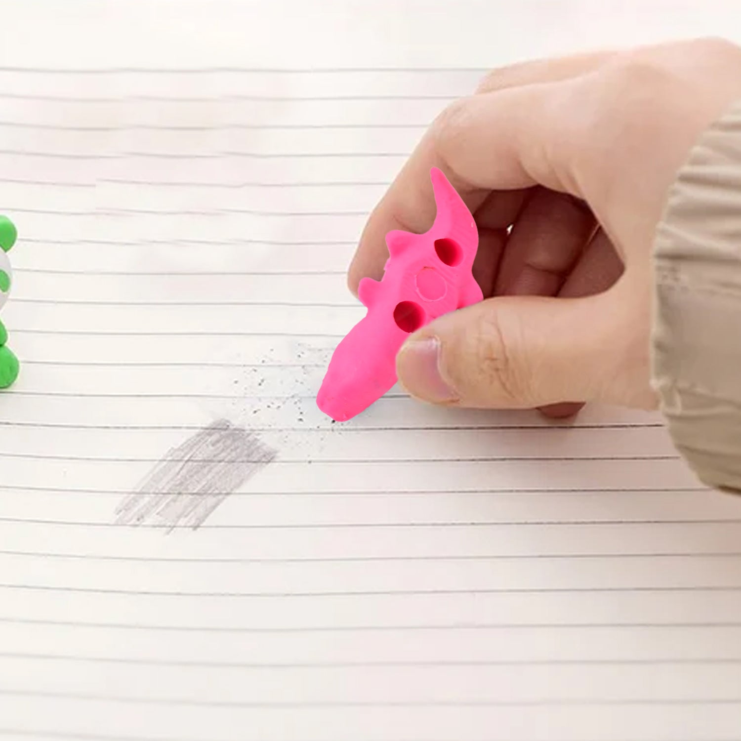 Animal Eraser for Kids Cute & Educational Stationery | Writezo - Back View
