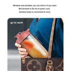 Portable Juicer Blender 520ml USB Rechargeable, 2-Pc Set | Grippy - Detail View 6