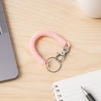 ALVENZA Spiral Coil Keychain Bracelet – Flexible & Durable Wrist Key Holder