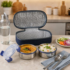 Stainless Steel Lunch Box Set Leakproof & Insulated for Daily Use - Detail View 7