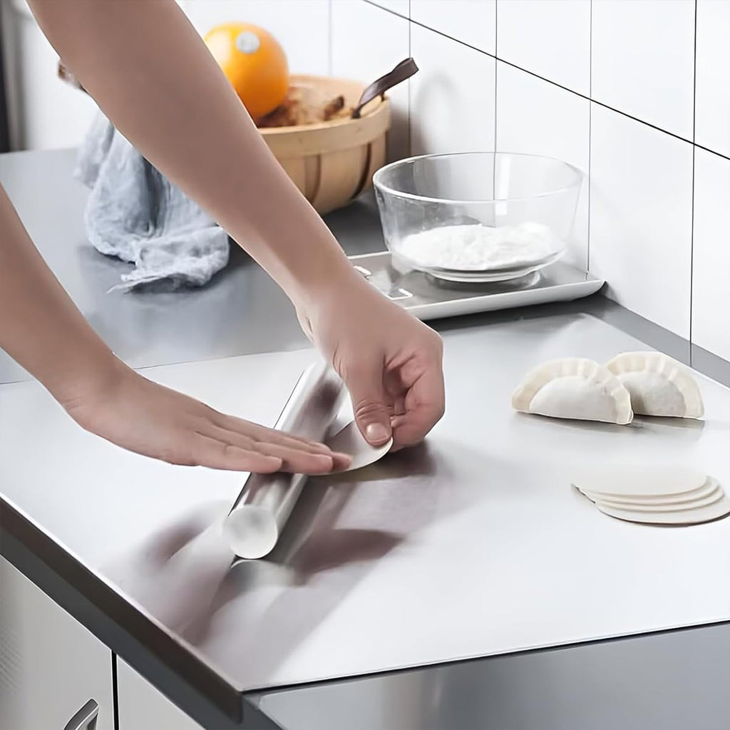 ALVENZA Stainless Steel Anti-Bacterial Chopping Board – Heavy-Duty & Hygienic