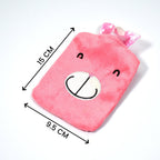 Pink Hot Water Bag Pain Relief & Warmth | Velvet Wellness - Detail View 6