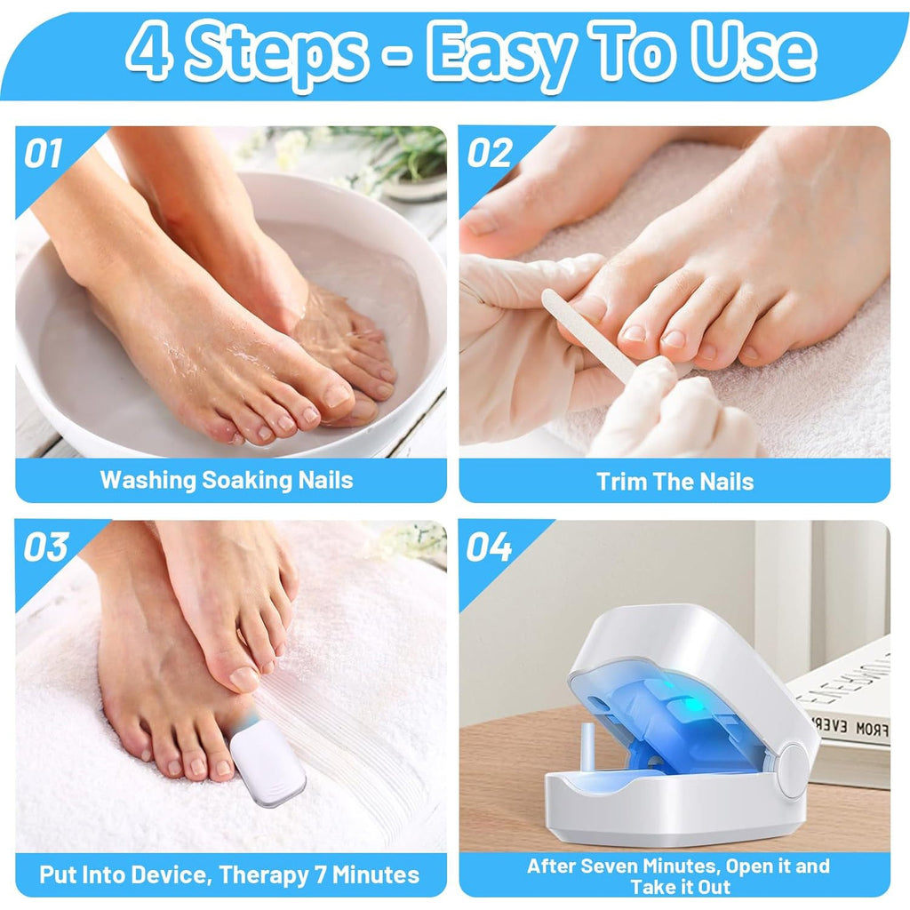 Nail Fungus Laser Treatment – Rechargeable Device for Hands & Feet | AuriGlam