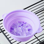 Folding Silicone Facial Ice Bath Bowl – Collapsible & Space-Saving
