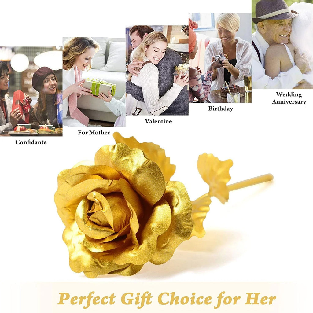 ALVENZA Romantic Heart Love Table Decor – Elegant Rose Gift Set