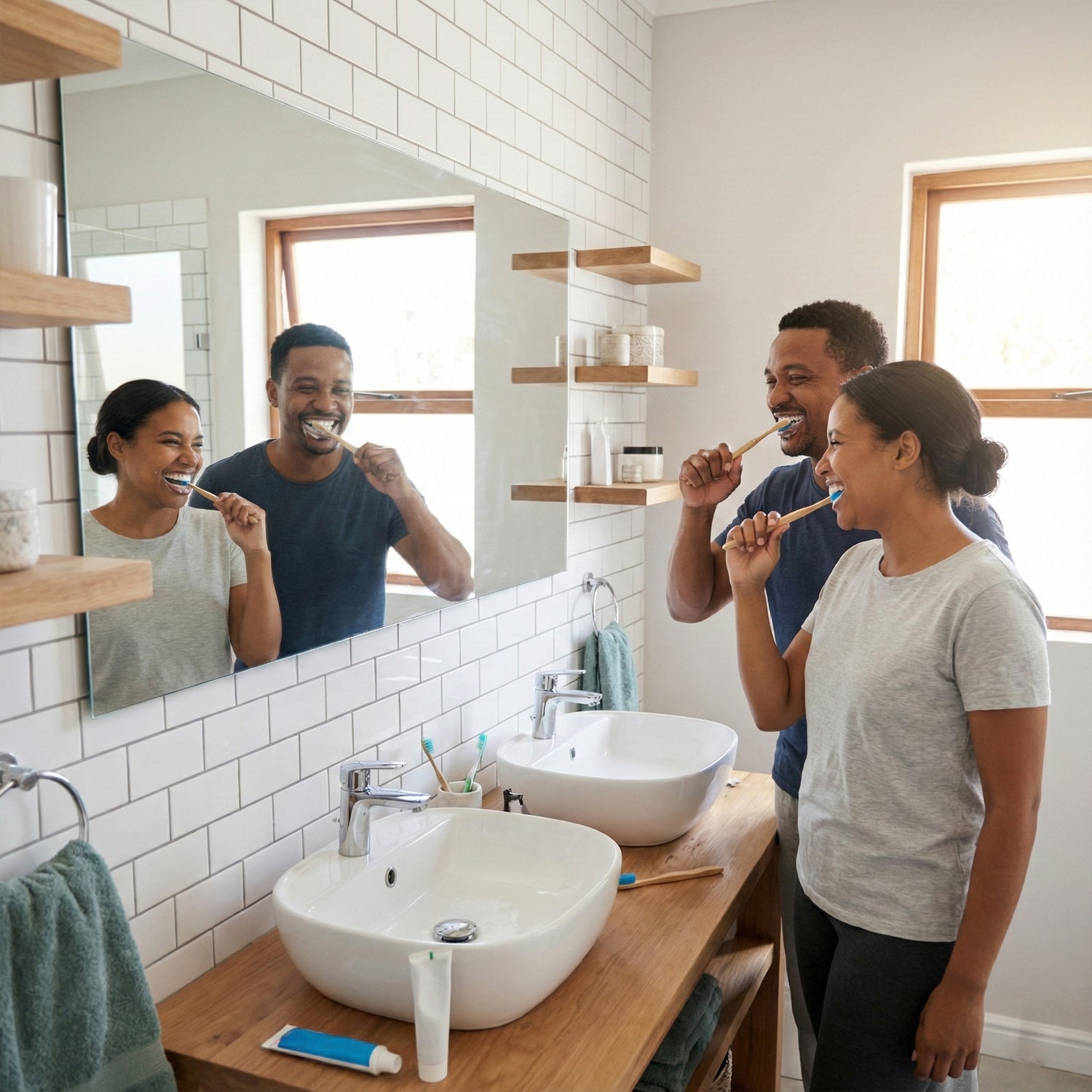 Bamboo Toothbrush Twin Pack – Eco-Friendly Daily Oral Care
