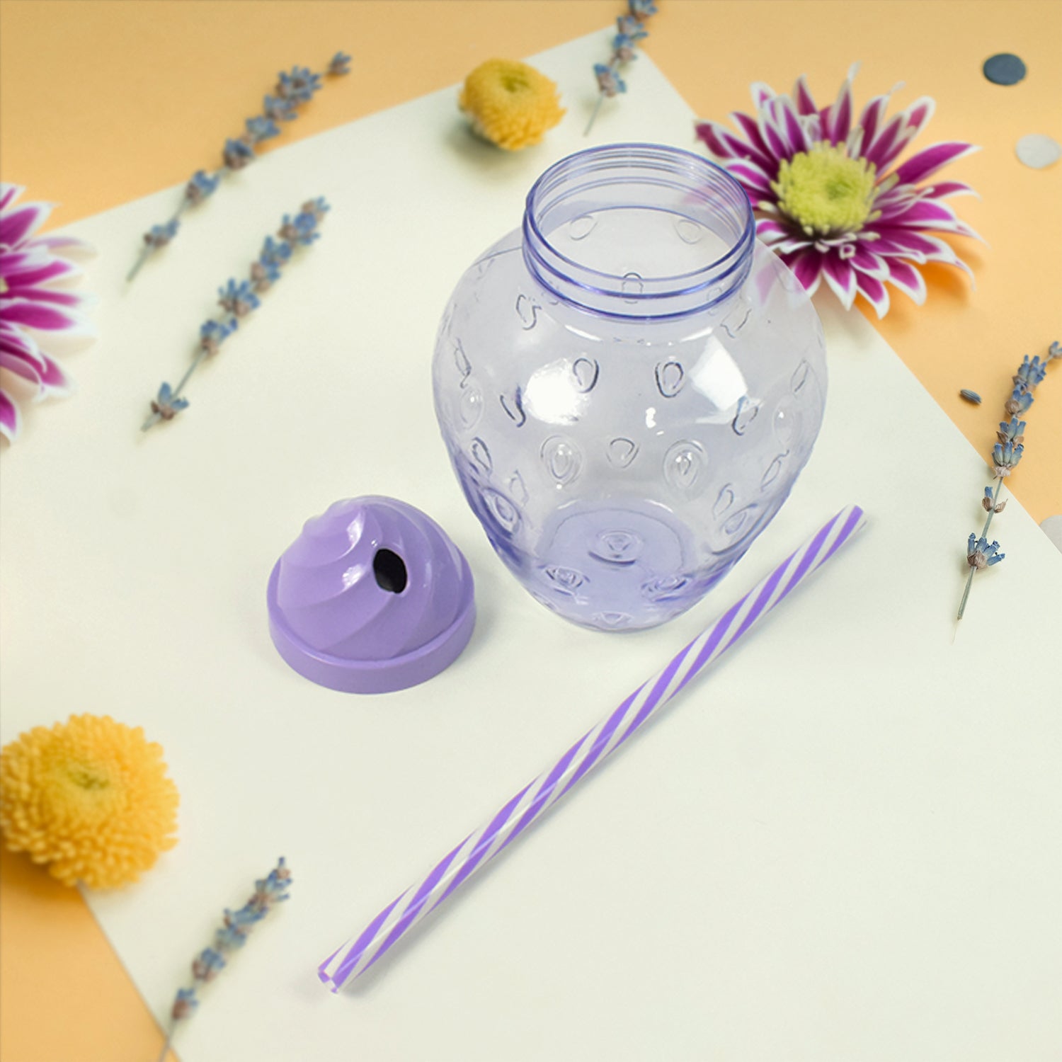 BPA-Free Plastic Drinking Cup Durable & Portable | Tidy Table - Detail View 6