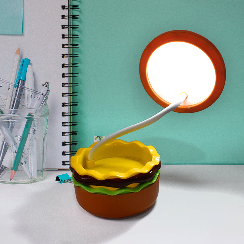ALVENZA Burger LED Night Lamp – Folding & Rechargeable | Indo Glow