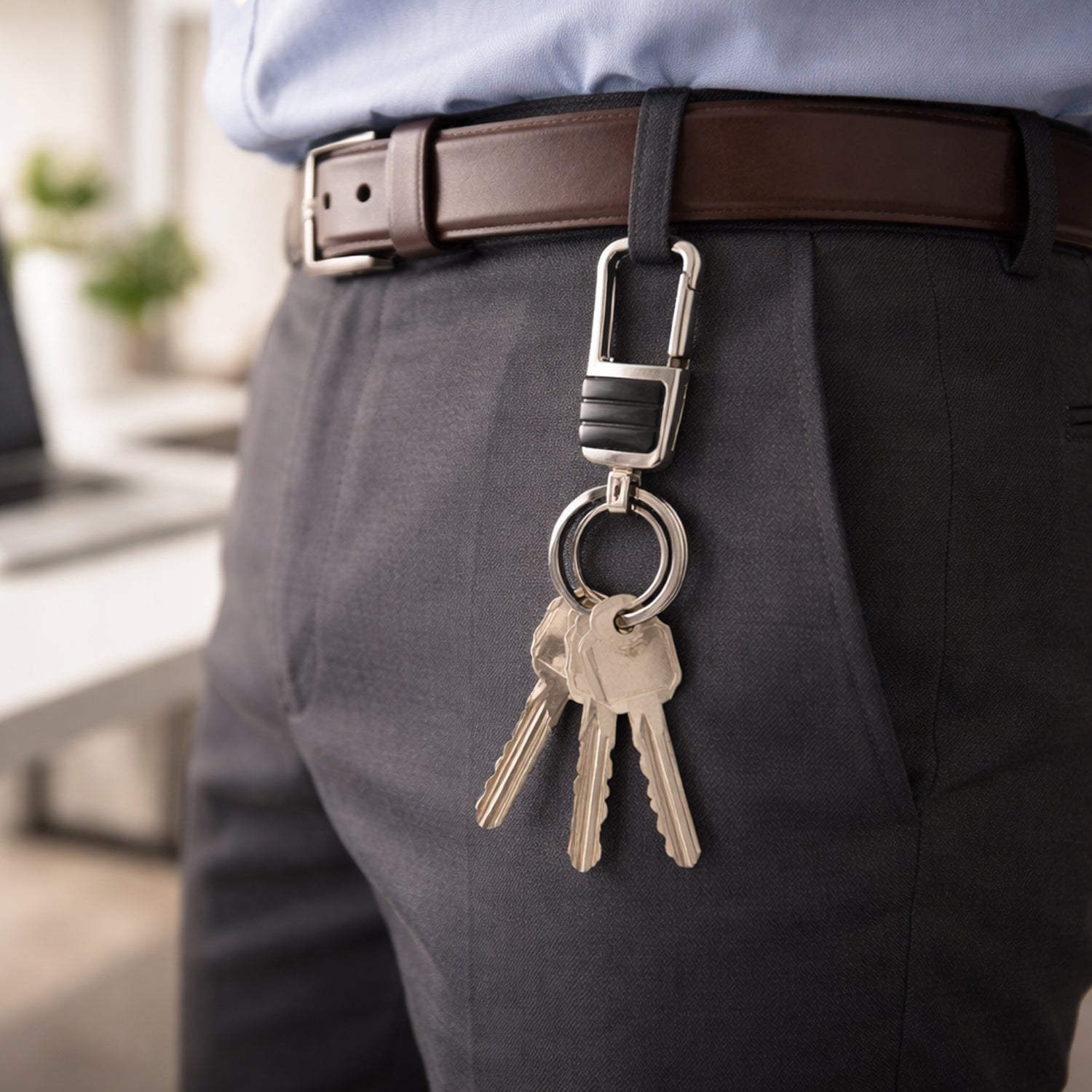 ALVENZA Heavy Duty Metal Keychain – Durable & Stylish for Everyday Use