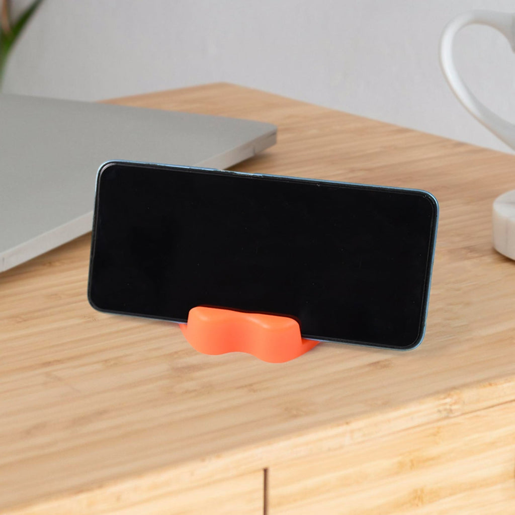 ALVENZA Apple Shape Mobile Phone Holder – Compact Plastic Stand