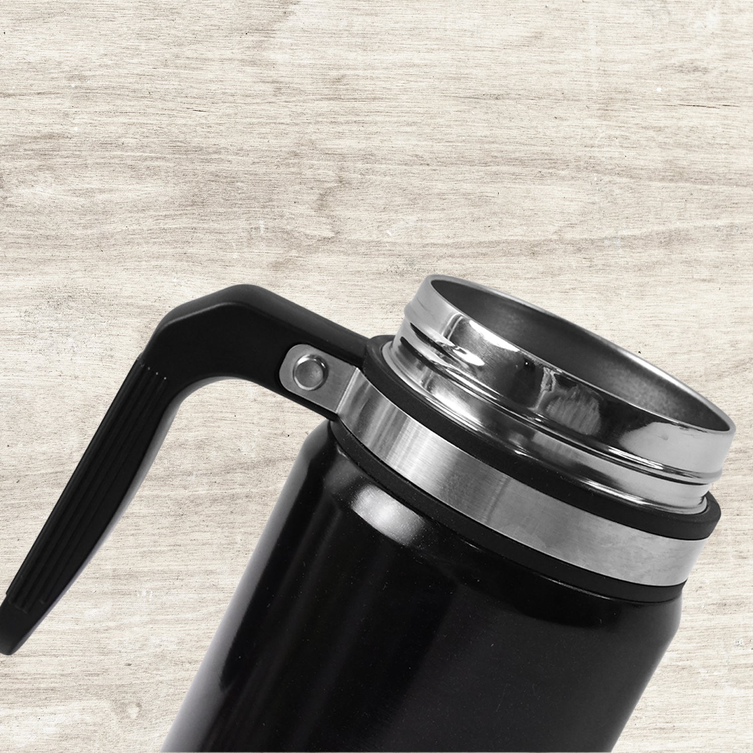 ALVENZA Stainless Steel Vacuum Coffee Cup – 600ml Anti-Scald, Non-Slip