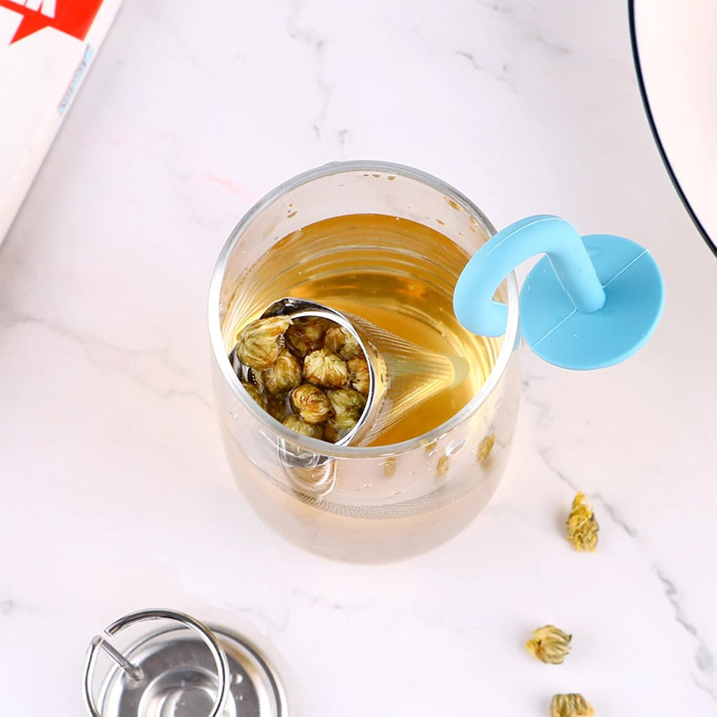 Umbrella Tea Strainer Cute Silicone Infuser for Loose Leaf | Siplix - Back View