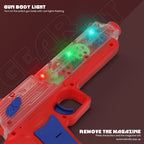 ALVENZA Transparent Gear Toy Gun – 3D Lights & Music for Kids | Aditi