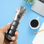 LED Hand Torch Aluminium, Rubber Grip - Detail View 6