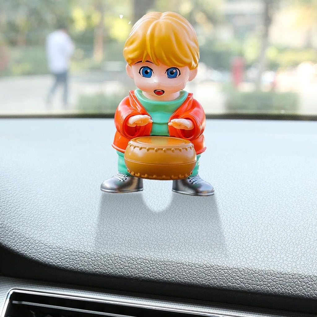 ALVENZA Solar Car Air Freshener – Drummer Design Aromatherapy | Velvet Wheels